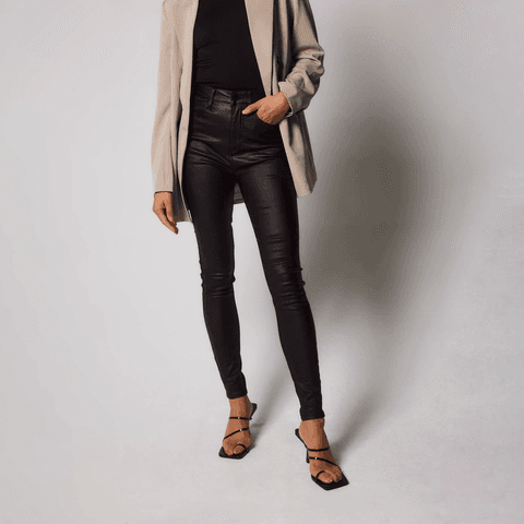 Lovall white crop top and joggers set